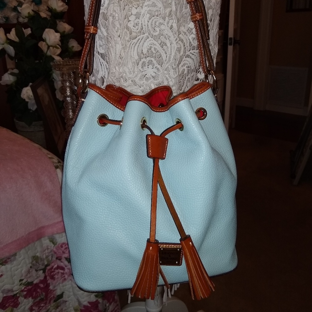 DOONEY & BOURKE PALE BLUE KENDALL DRAWSTRING